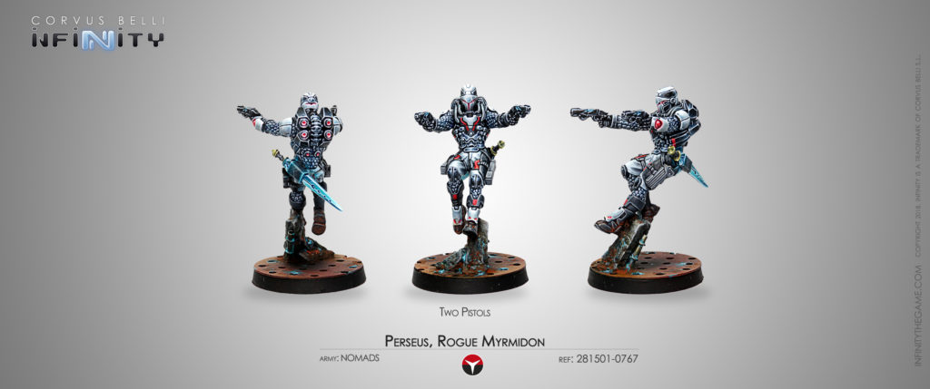 Perseus, Rogue Myrmidon (Two Pistols)