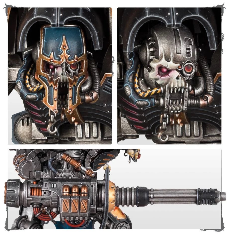 Chaos Knight Faces and Weapon