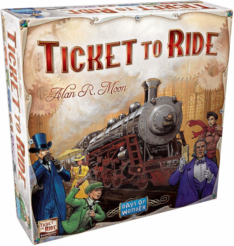 Ticket to ride boardgame