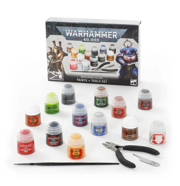 Warhammer 40,000 Paints + Tools Set Imperium Games