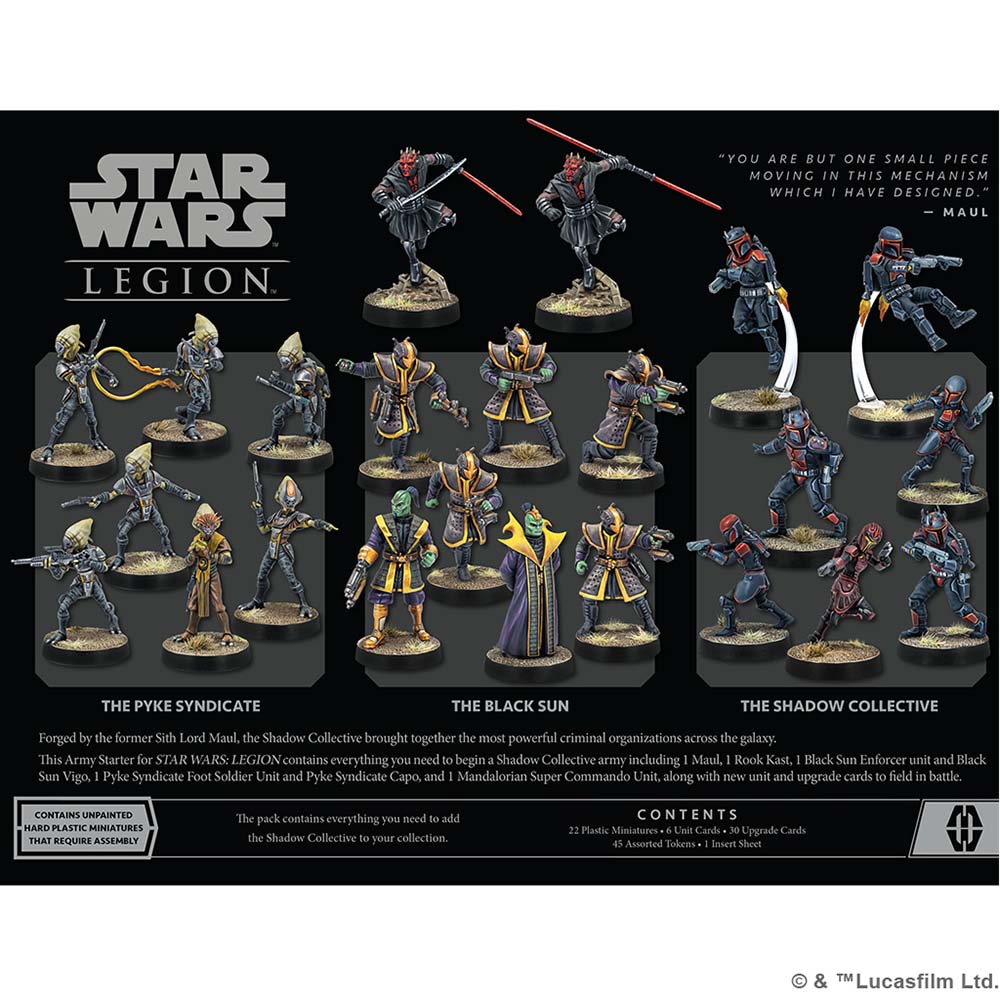 Shaodw Collective Starter set minis