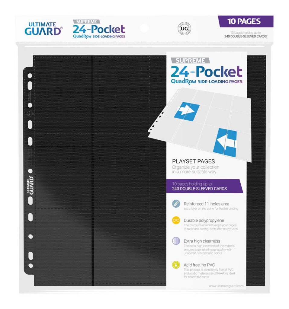 Ultimate guad 24 pocket pages