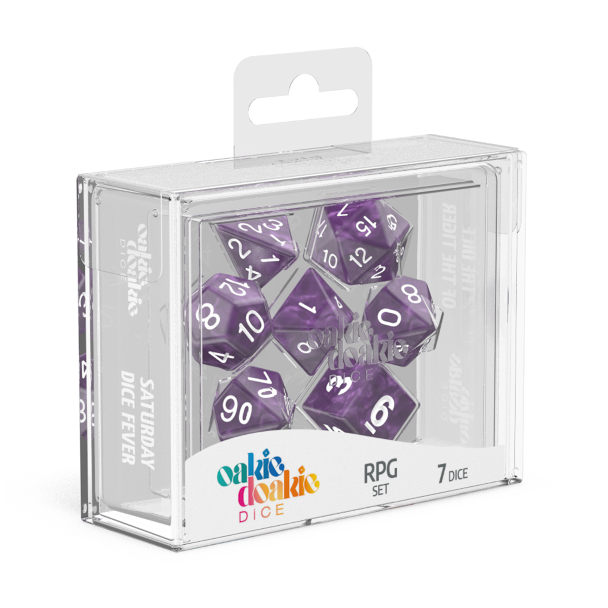 purple dice