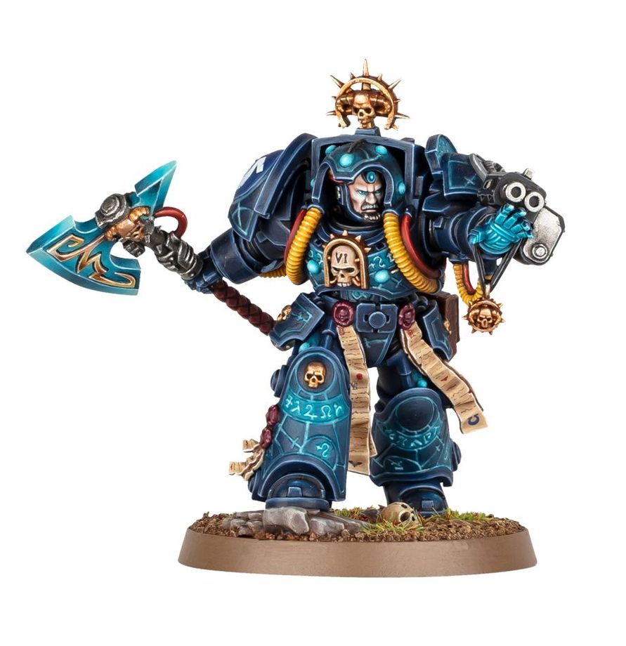 librarian in terminator armour