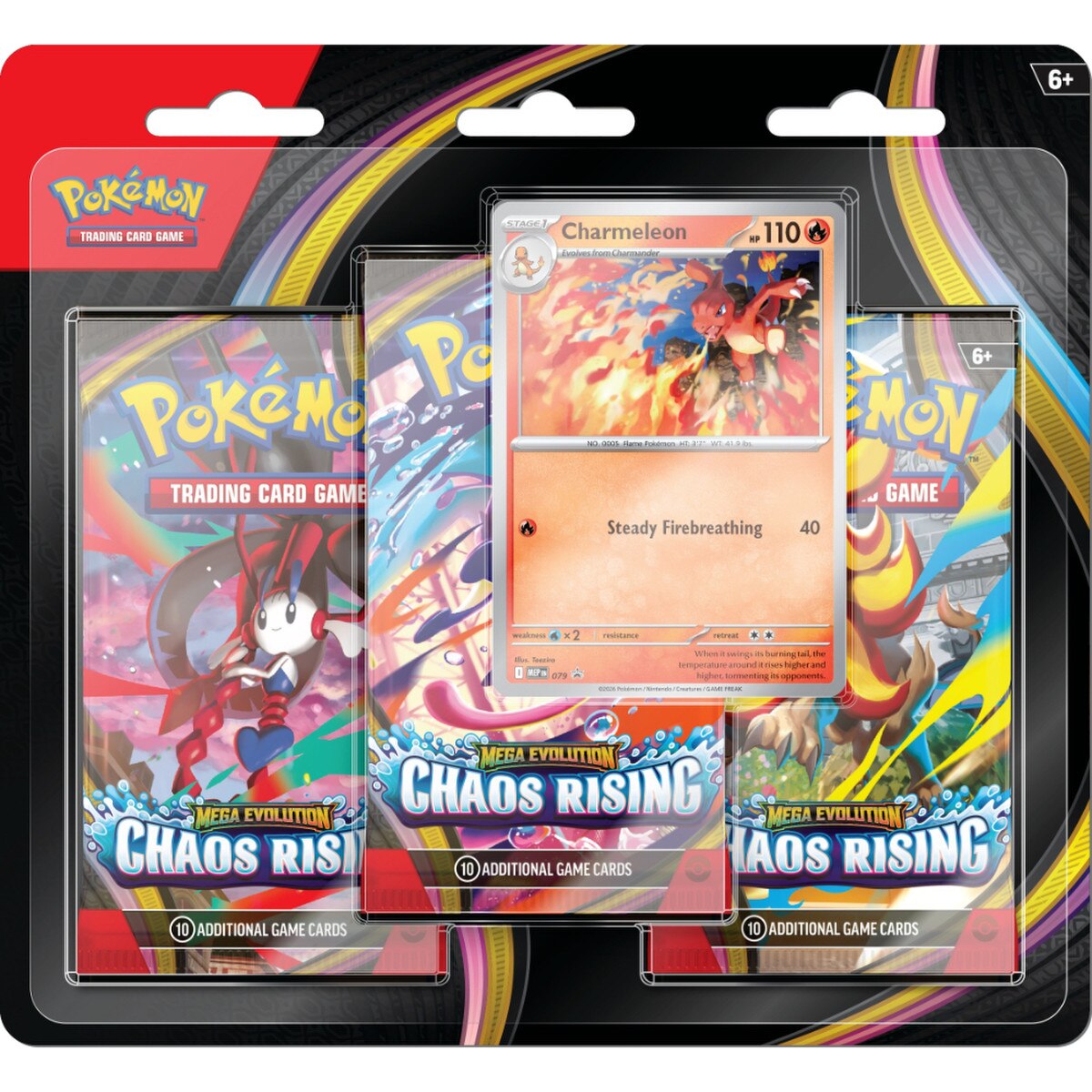 3 pack blister Chaos Rising